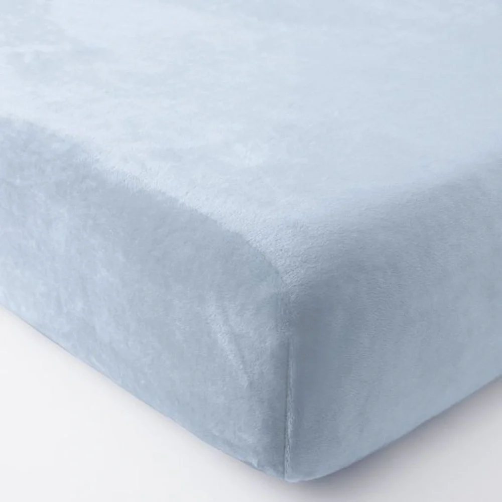Pottery Barn Kids Luxe Chamois Changing Pad – Light Blue – EUC